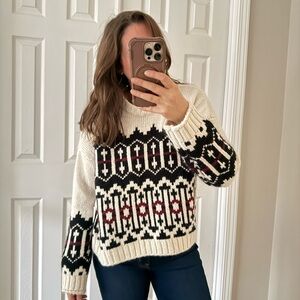 Lou & Grey Women's Patterned Sweater